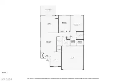 9301 Mountain Range Avenue Floor Plan