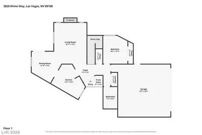 3820 Rhine Way Floor Plan