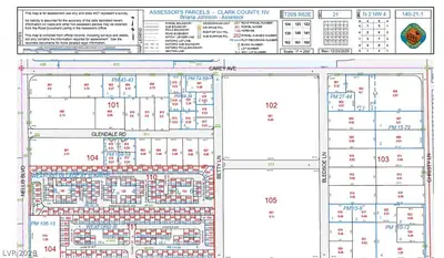 Glendale Avenue Plat Map