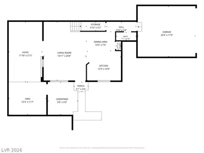 6317 Beige Bluff Street 101 Floor Plan