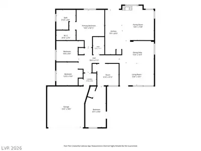 5326 Sun Meadow Court, North Las Vegas, NV 89031 Floor Plan