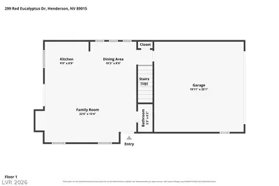 299 Red Eucalyptus Drive Floor Plan
