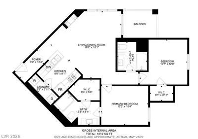 7163 South Durango Drive 210 Floor Plan