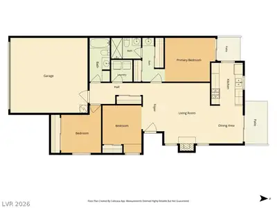 2124 Pebble Creek Lane, Laughlin, NV 89029 Floor Plan