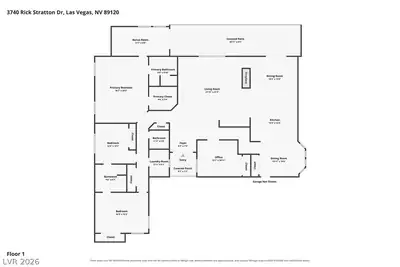 3740 Rick Stratton Drive Floor Plan