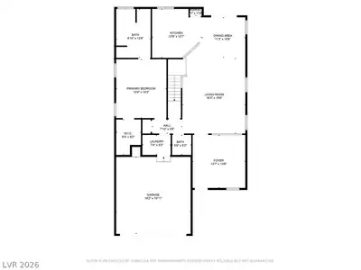 10375 Beallsville Street Floor Plan