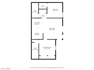 5131 LINDELL Road 205 Floor Plan