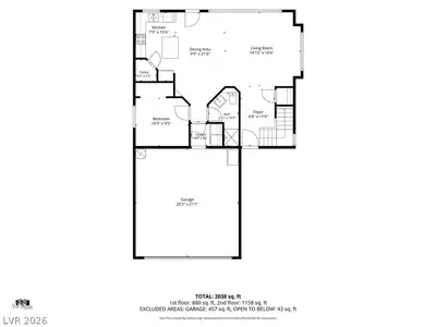 5617 Midnight Breeze Street, North Las Vegas, NV 89081 Floor Plan
