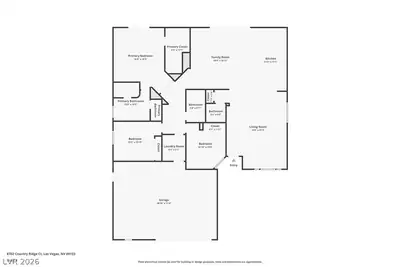 8702 Country Ridge Court Floor Plan