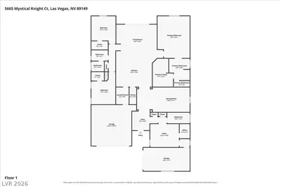 5665 Mystical Knight Court Floor Plan