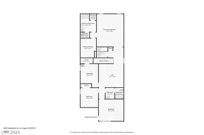 9320 Newbattle Street, Las Vegas, NV 89178 Floor Plan