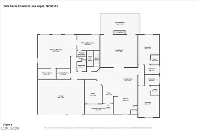 7222 Silver Charm Court Floor Plan