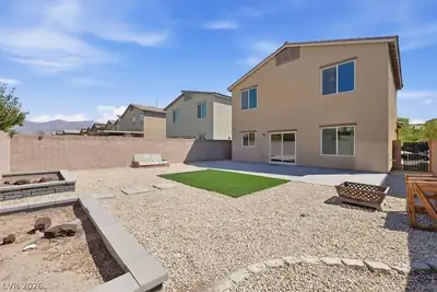 7227 Glimmer Point Street, North Las Vegas, NV 89084 Back of Structure