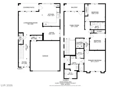 1960 Solvang Mill Drive Floor Plan