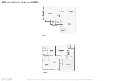 256 Horizon Pointe Circle Floor Plan