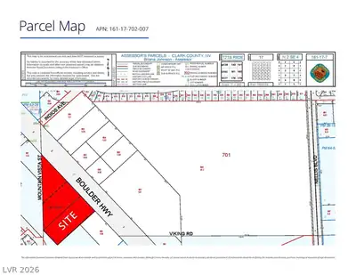4660 Boulder Highway Plat Map