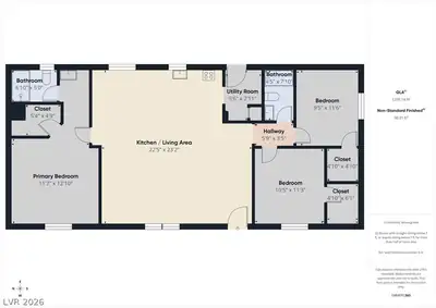 551 South Cynthia Street Floor Plan