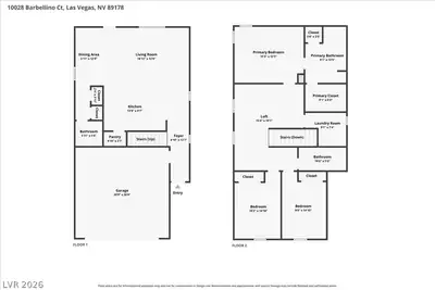 10028 Barbellino Court Floor Plan