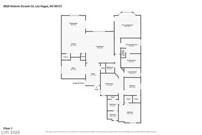 8820 Nolene Stream Street Floor Plan
