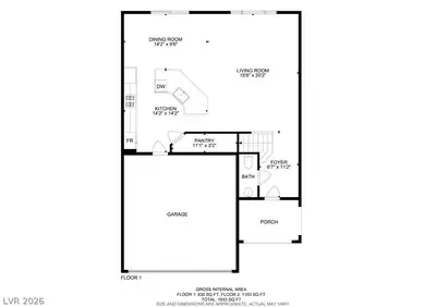 7204 Site Street, Las Vegas, NV 89113 Floor Plan