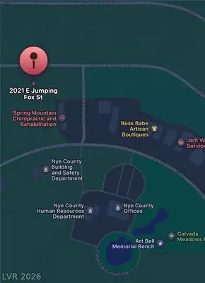 2021 East Jumping Fox Street Map