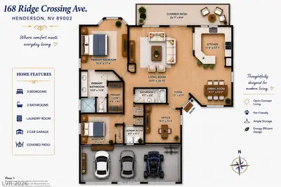 168 Ridge Crossing Avenue Floor Plan