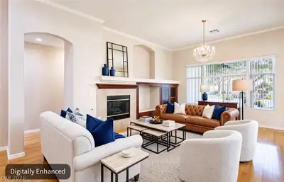 11540 Cannon Falls Avenue Living Room