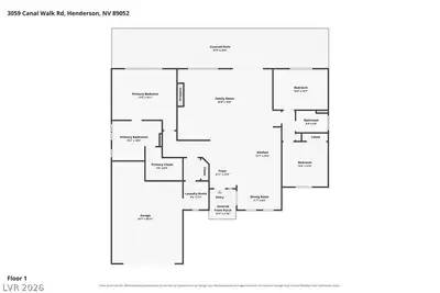 3059 Canal Walk Road Floor Plan