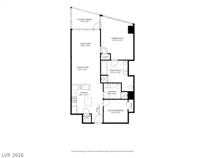 4525 Dean Martin Drive 2211 Floor Plan