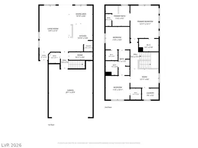 8929 Hull Bay Avenue, Las Vegas, NV 89149 Floor Plan