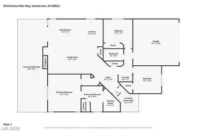 3034 Paseo Hills Way Floor Plan
