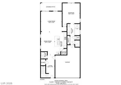 12424 Piazzo Street Floor Plan