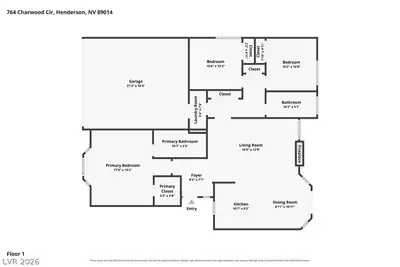 764 Charwood Circle Floor Plan