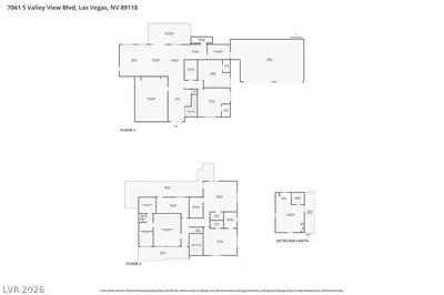 7061 South Valley View Boulevard Floor Plan
