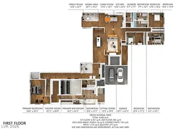 2609 Pinto Lane Floor Plan