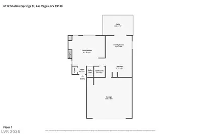 6112 Shallow Springs Street Floor Plan