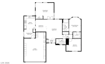 2521 Silverton Drive Floor Plan