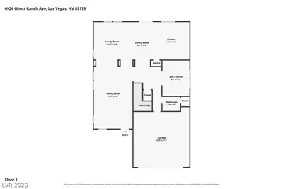 6924 Ghost Ranch Avenue Floor Plan