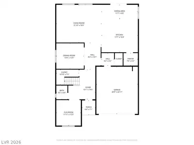 9705 Wildflower Vista Avenue Floor Plan
