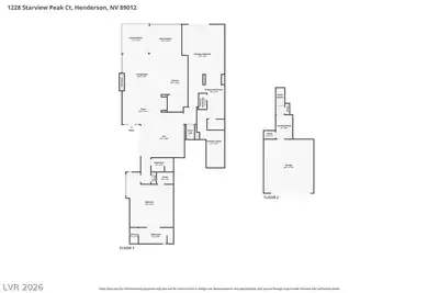 1228 Starview Peak Court, Henderson, NV 89012 Floor Plan