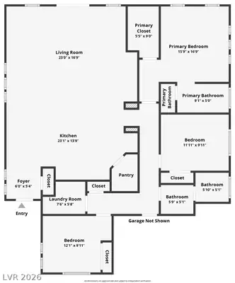 1309 Paseo Del Oso Lane Floor Plan