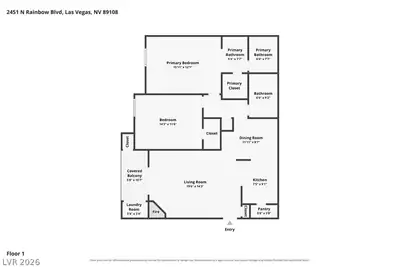 2451 North Rainbow Boulevard 2007 Floor Plan