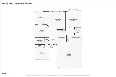2037 Joy View Lane Floor Plan