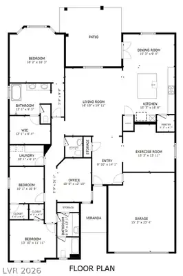 9675 Bruschi Ridge Court Floor Plan