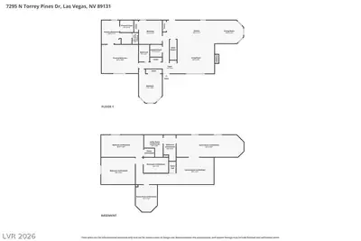 7295 North Torrey Pines Drive Floor Plan