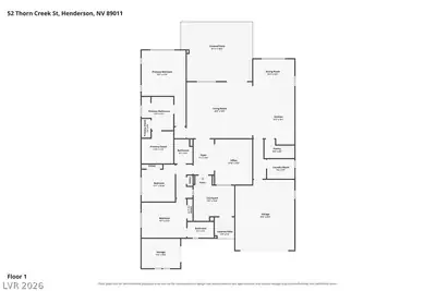 52 Thorn Creek Street Floor Plan