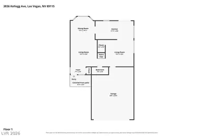 3836 Kellogg Avenue Floor Plan