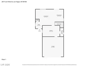 2617 Los Palos Street Floor Plan
