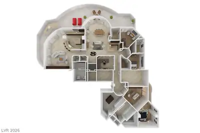 9101 Alta Drive 1701 Floor Plan