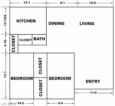 4630 Koval 58 Lane Floor Plan
